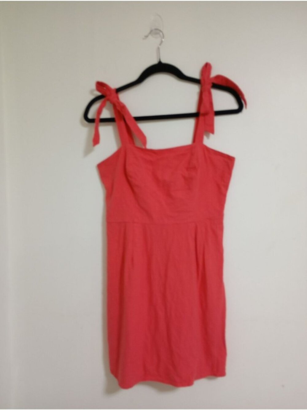 And Now This Coral Tie-Strap Sleeveless Dress Size M Womens